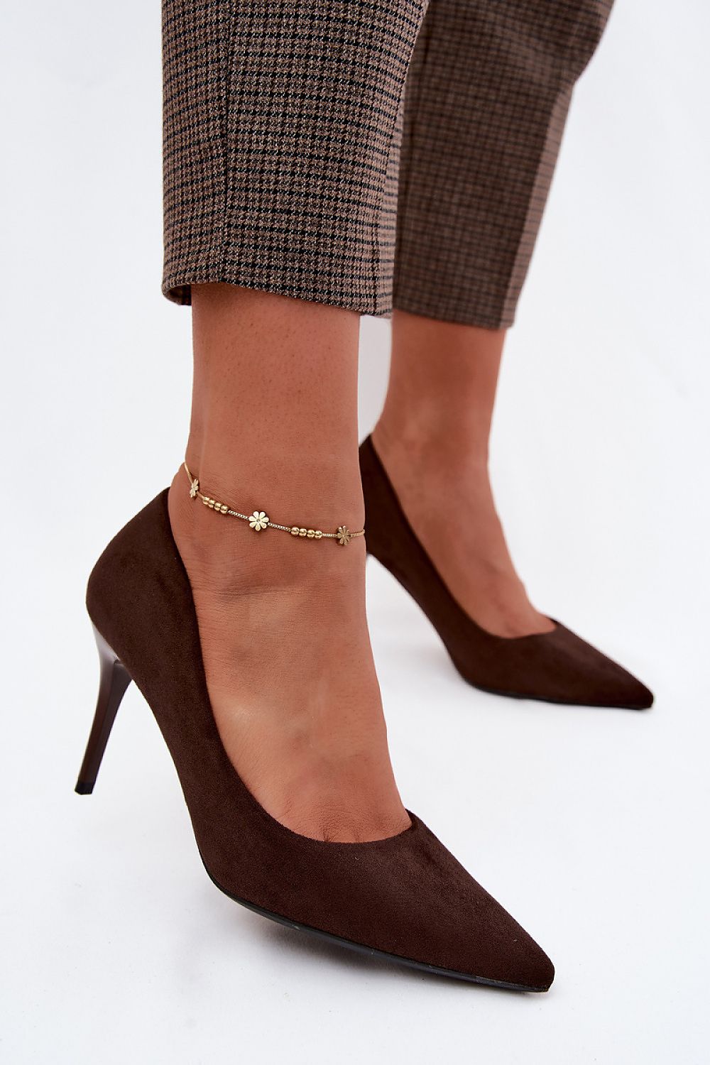 Escarpins Femme en daim à talon aiguille-Escarpins Femme-LeStyleParfait
