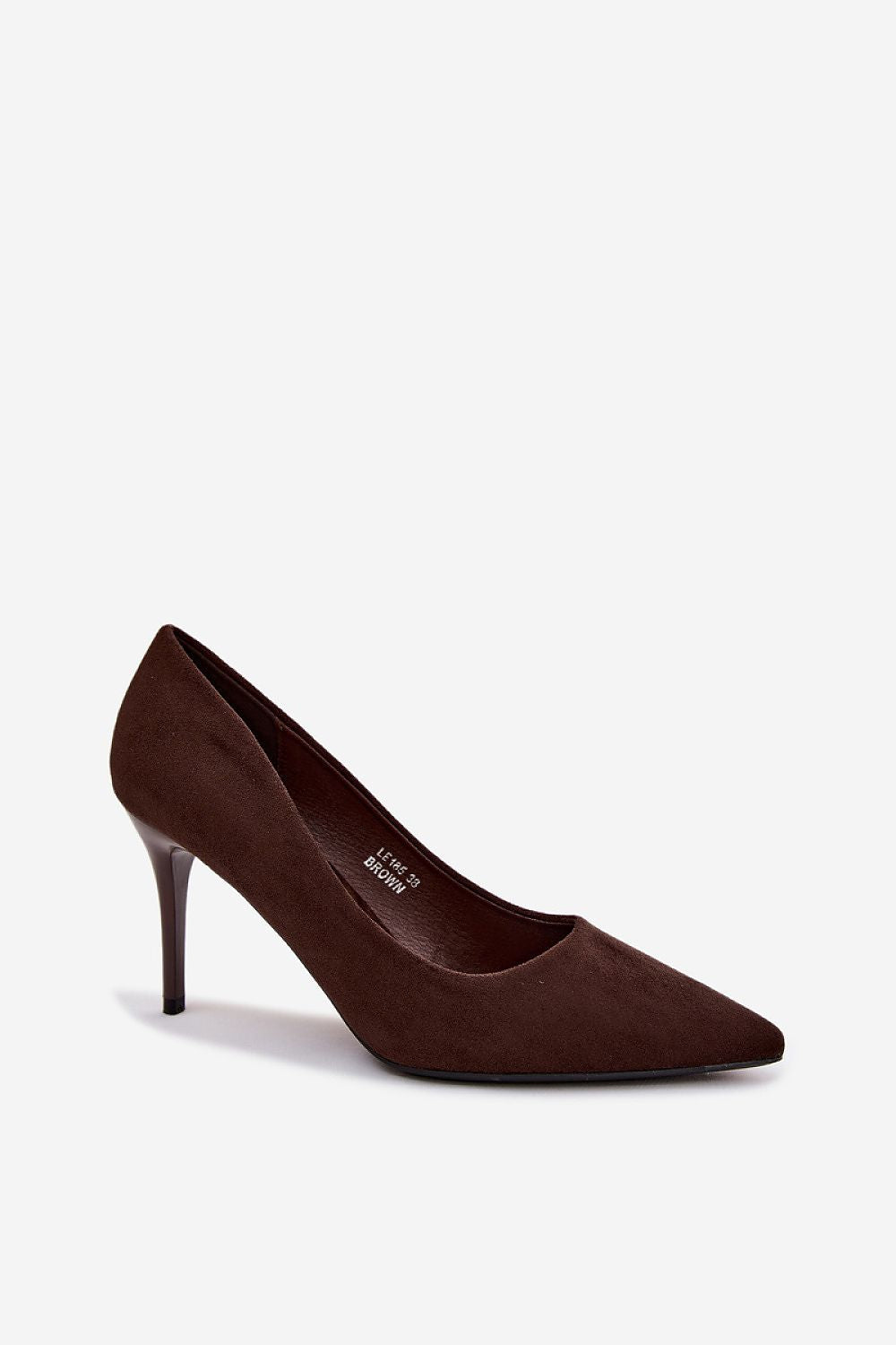 Women's Suede Pointed Toe Stiletto Pumps-Pumps Shoes-LeStyleParfait