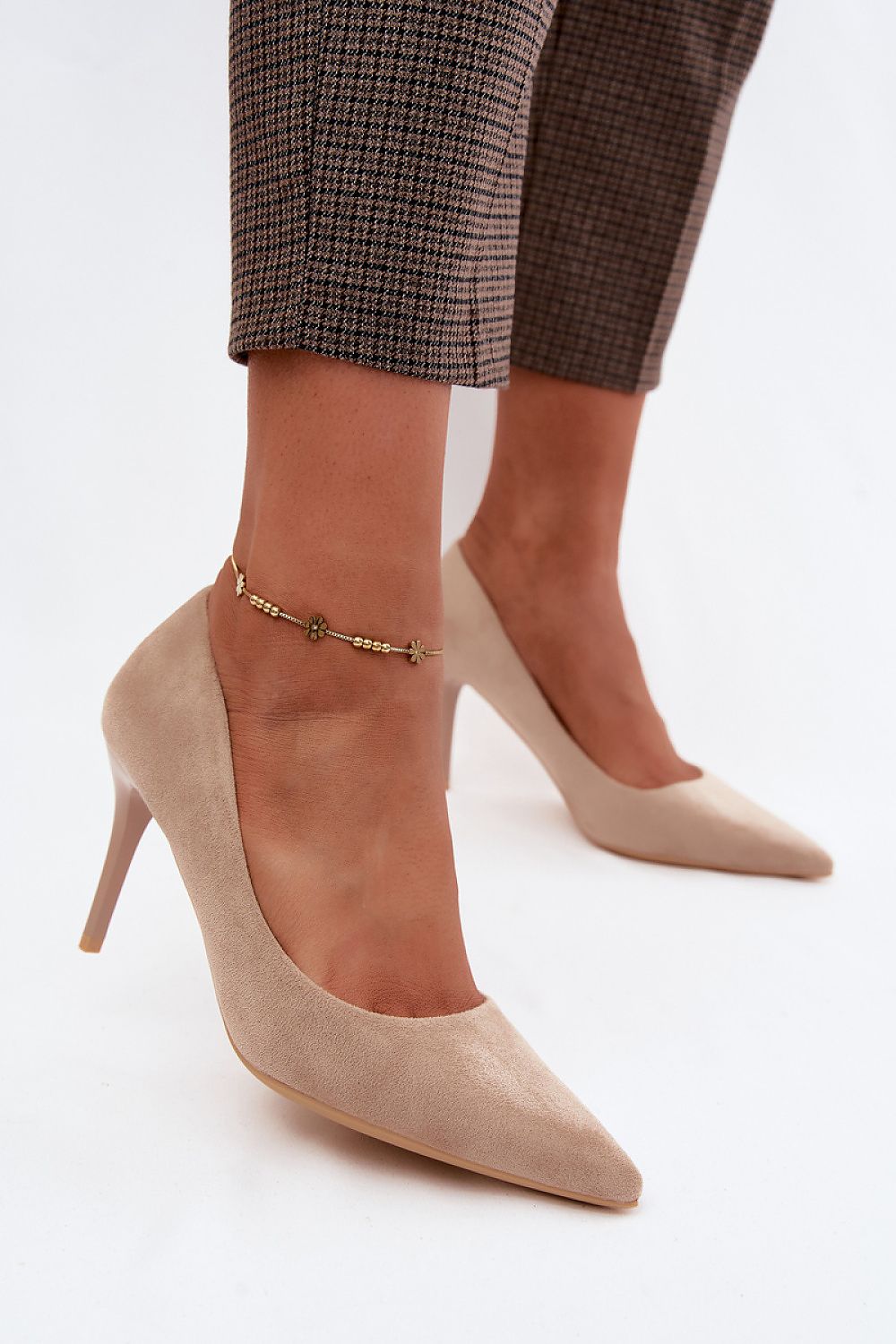 Escarpins Femme en daim à talon aiguille-Escarpins Femme-LeStyleParfait