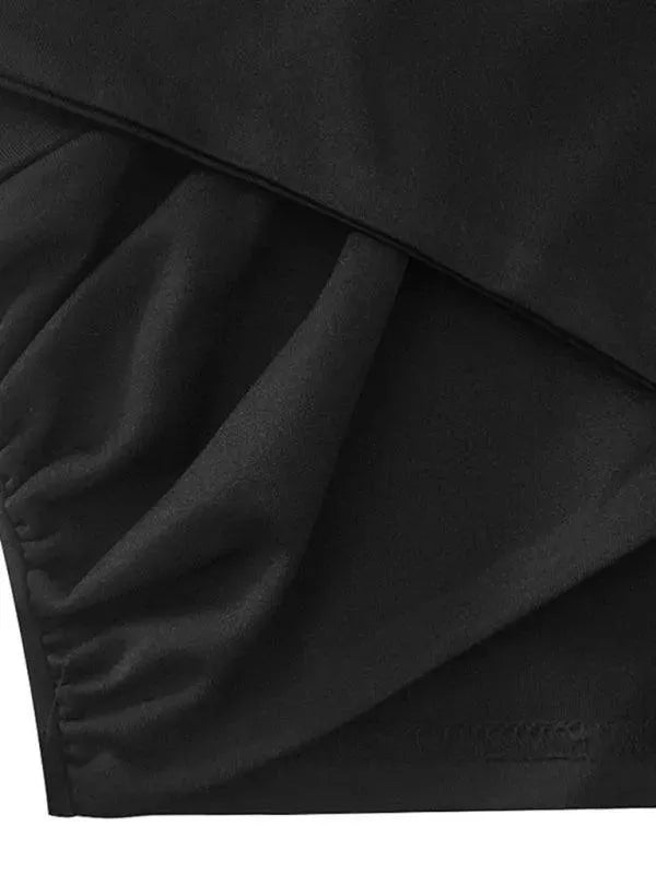 Wrap Cross Knit Women Crop Top - Crop Top - LeStyleParfait