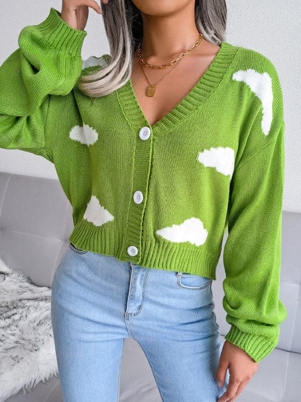 Baiyun Knitted Women Cardigan Sweater - Cardigan Sweater - LeStyleParfait