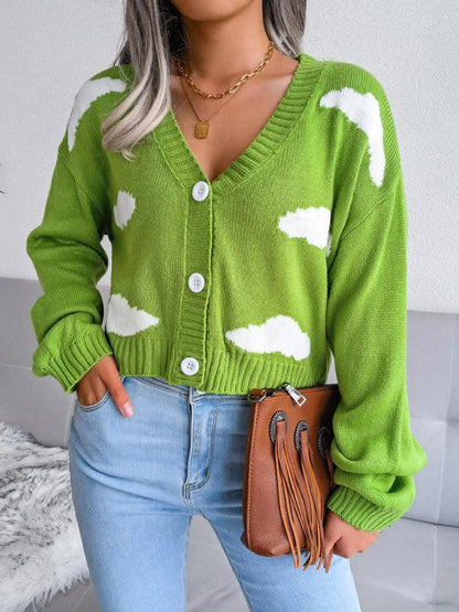 Baiyun Knitted Women Cardigan Sweater - Cardigan Sweater - LeStyleParfait