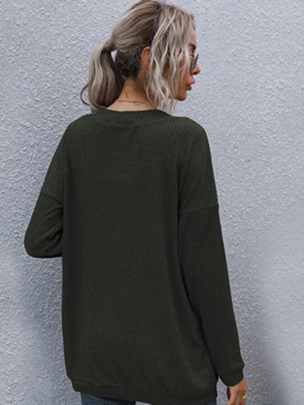 Solid Casual Long Women Cardigan Sweater - Cardigan Sweater - LeStyleParfait