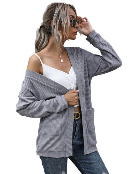 Solid Casual Long Women Cardigan Sweater - Cardigan Sweater - LeStyleParfait