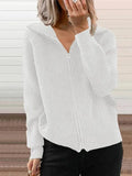 Women’s Zip-Up Cardigan Sweater – Lightweight V-Neck Knit